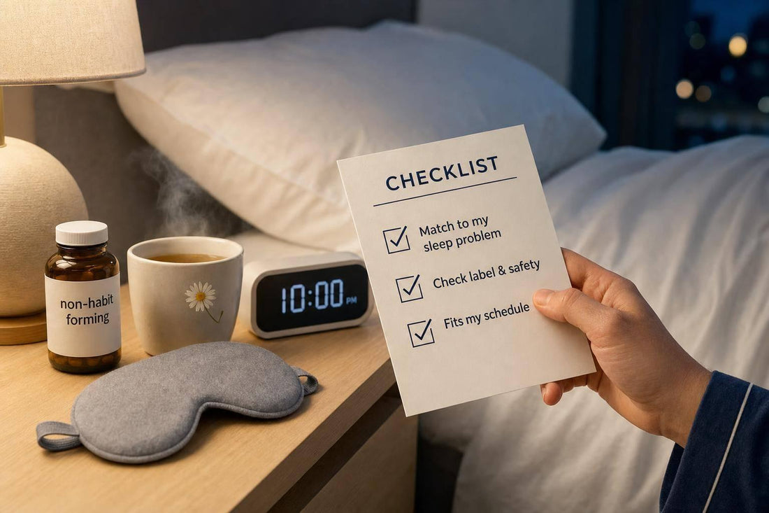 Checklist: Choosing Non-Habit Forming Sleep Aids