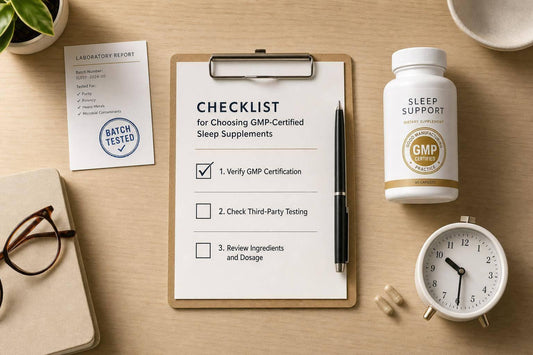 Checklist for Choosing GMP-Certified Sleep Supplements